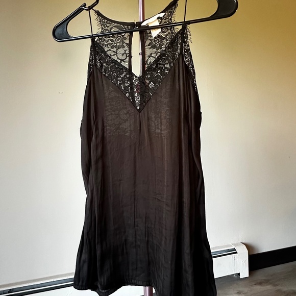 H&M Tops - Y2K H&M Cami Babydoll Satin Lace Tank Top